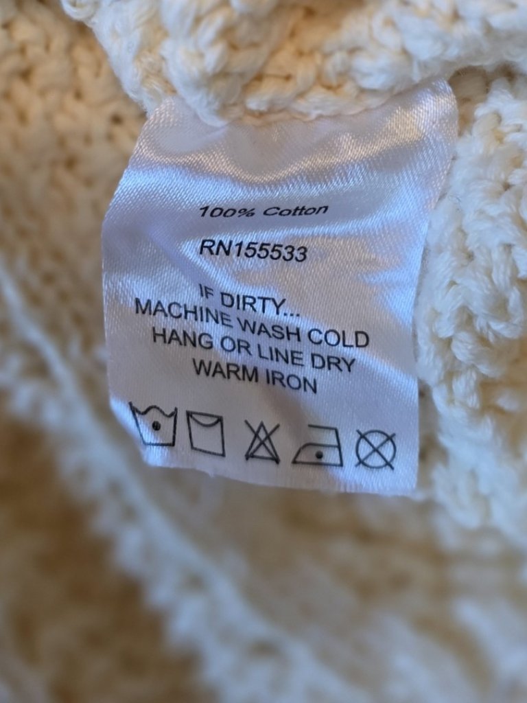 Tradlands Modern Fisher Sweater In Shell (Creme) Size L — image 6 of 6